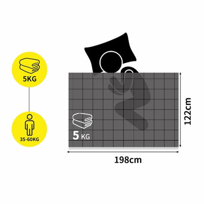DreamZ Weighted Blanket Heavy Gravity Deep Relax Ultra Soft 5KG Adults