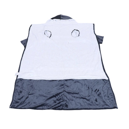 Heated Blanket with Sleeves Hood and Foot Pocket Flannel 10 Heating Levels Electric Wearable Blanket with 3 Time Settings